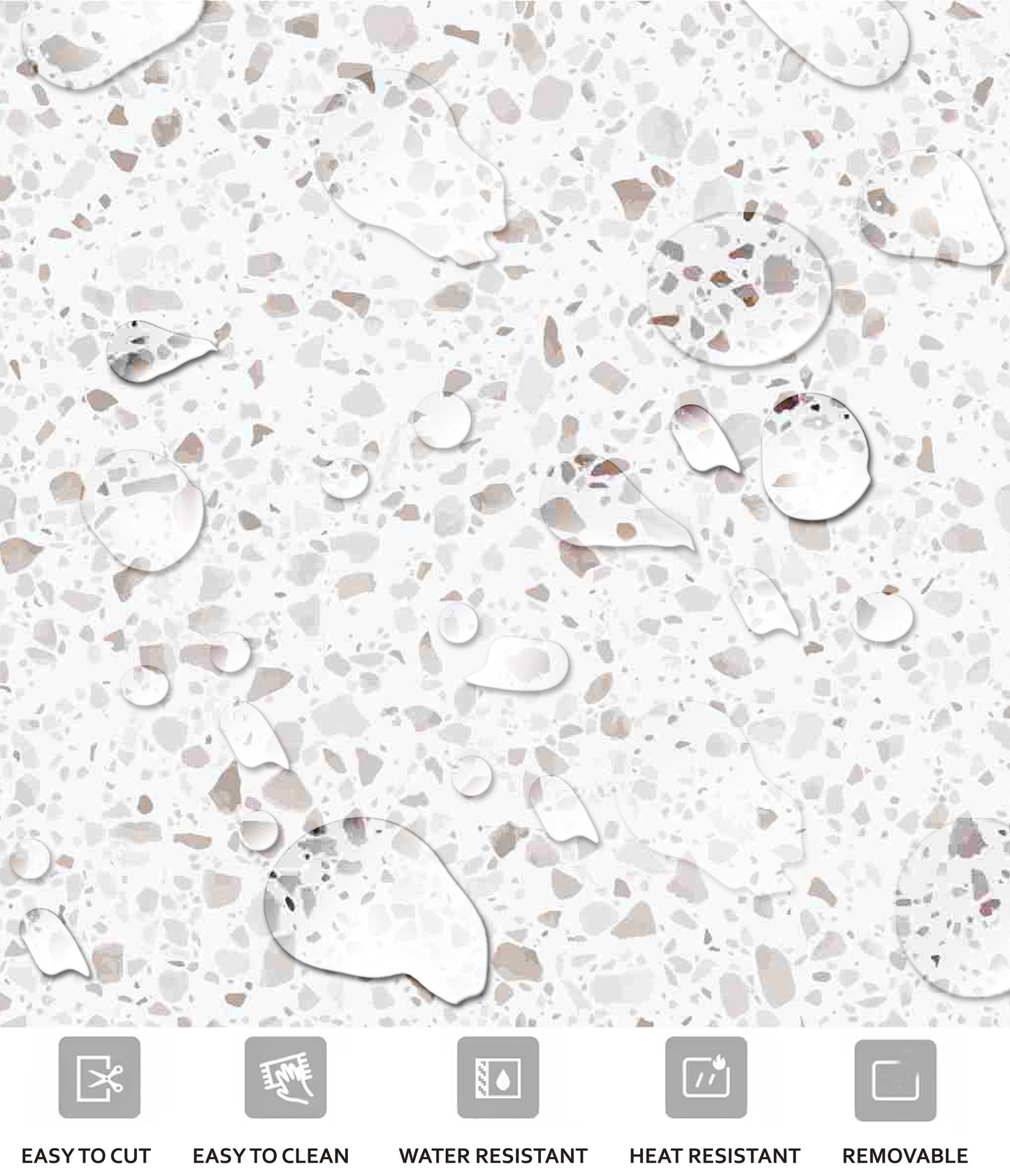Quebec Terrazzo Peel & Stick Tile