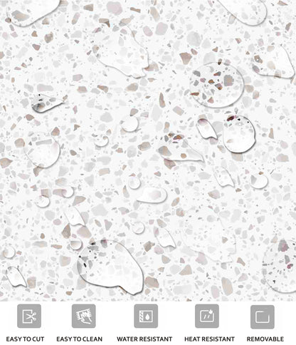 Quebec Terrazzo Peel & Stick Tile