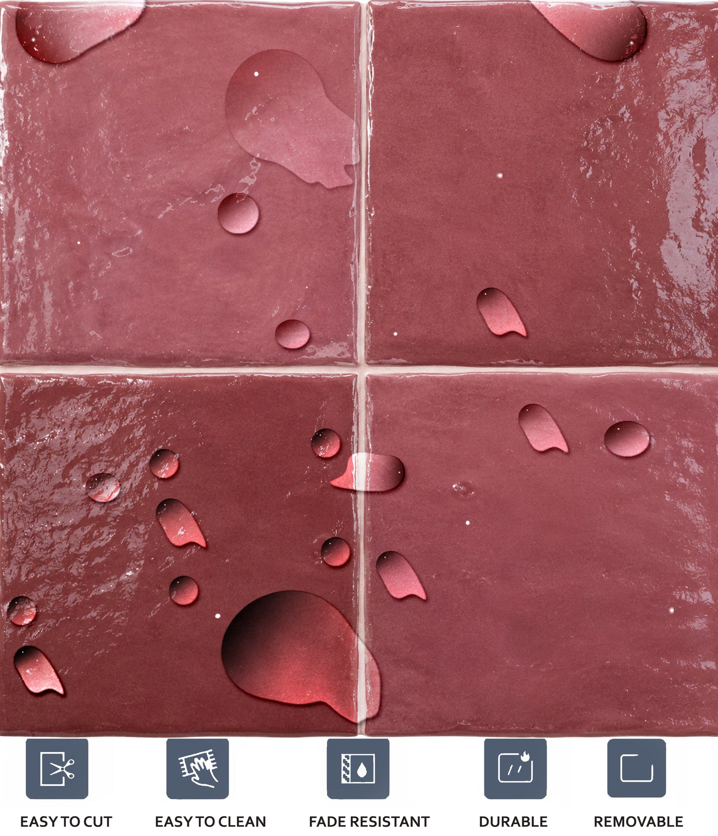 Souk Rose Peel & Stick Tile ( Glossy )