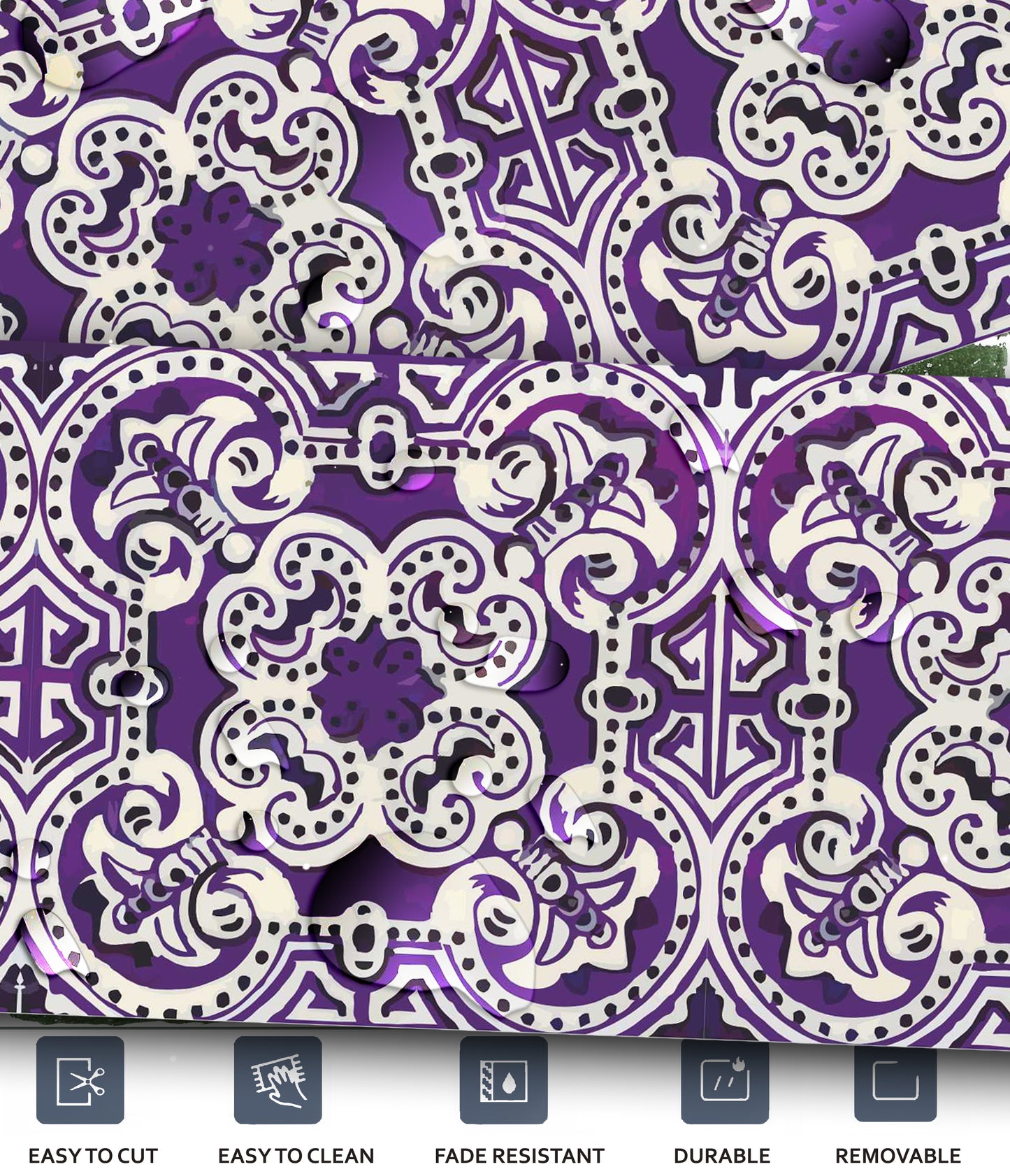 Aubergine Peel & Stick Stair Strip