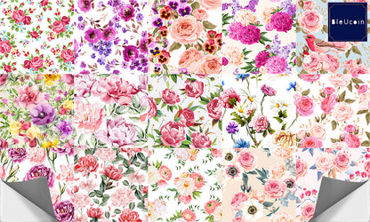 English Rose Peel & Stick Tile