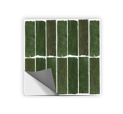 Mizzle Green Subway  Peel & Stick Tile