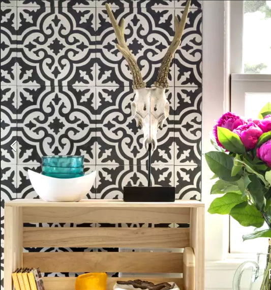 Meridian Charcoal  Peel & Stick Tile