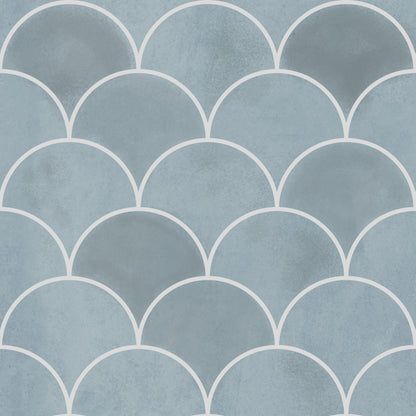 Scallop Ice Peel & Stick Tile