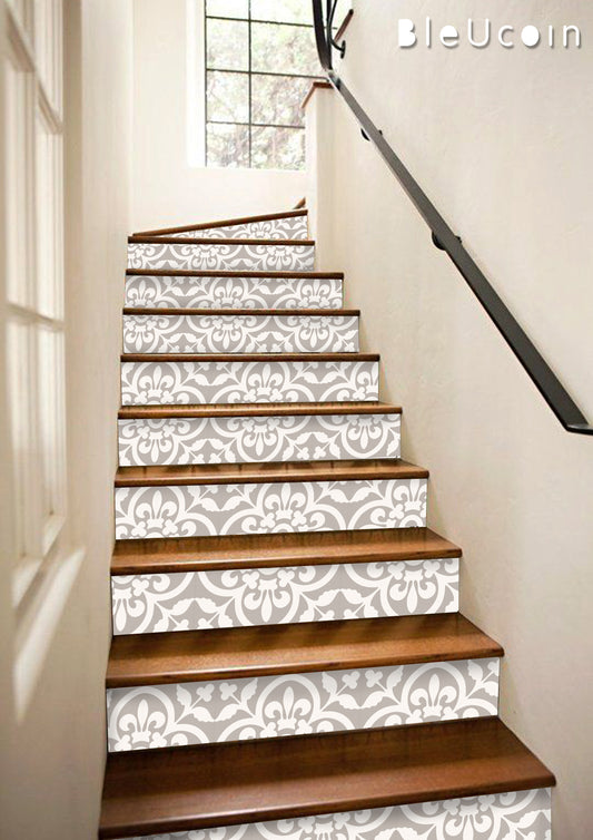 Encaustic Sandcastle Peel & Stick Stair Strip