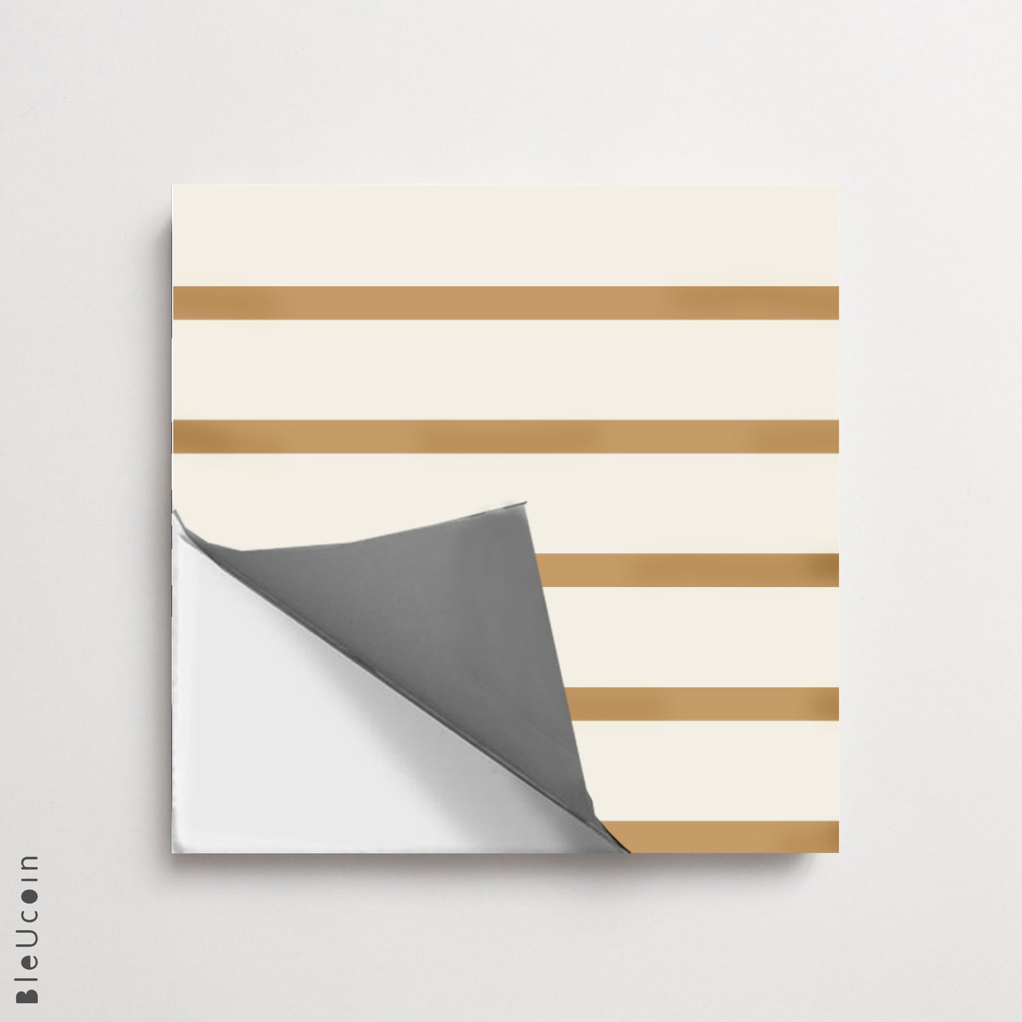 Subway Stripe Tan  Peel & Stick Anti Slip Flooring