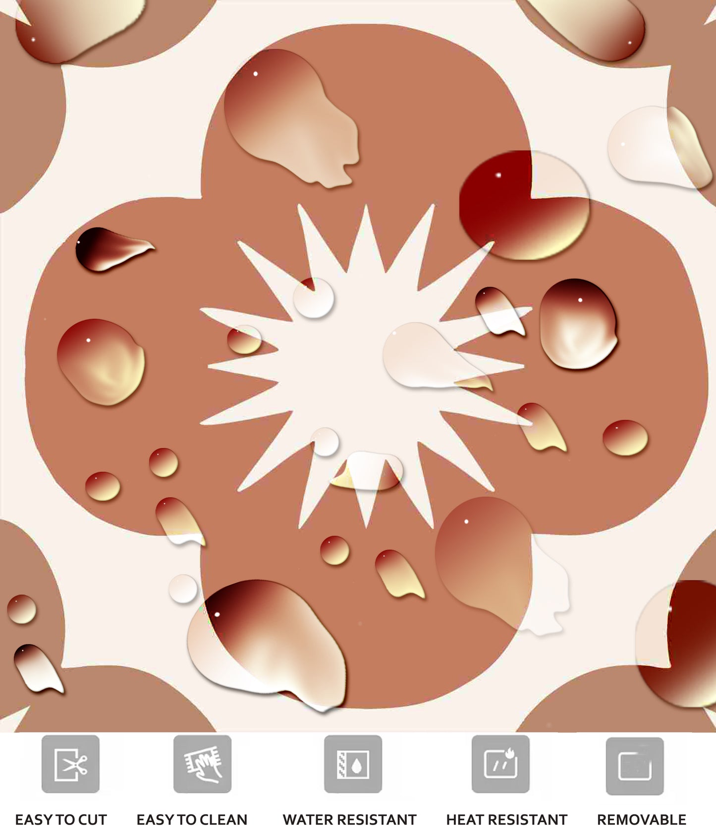 Sakura Terracotta Peel & Stick Tile