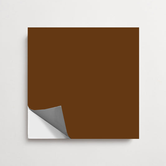 Pecan & off White Checker Peel & Stick Tile