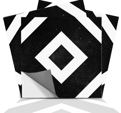 Prague Black Peel & Stick Tile