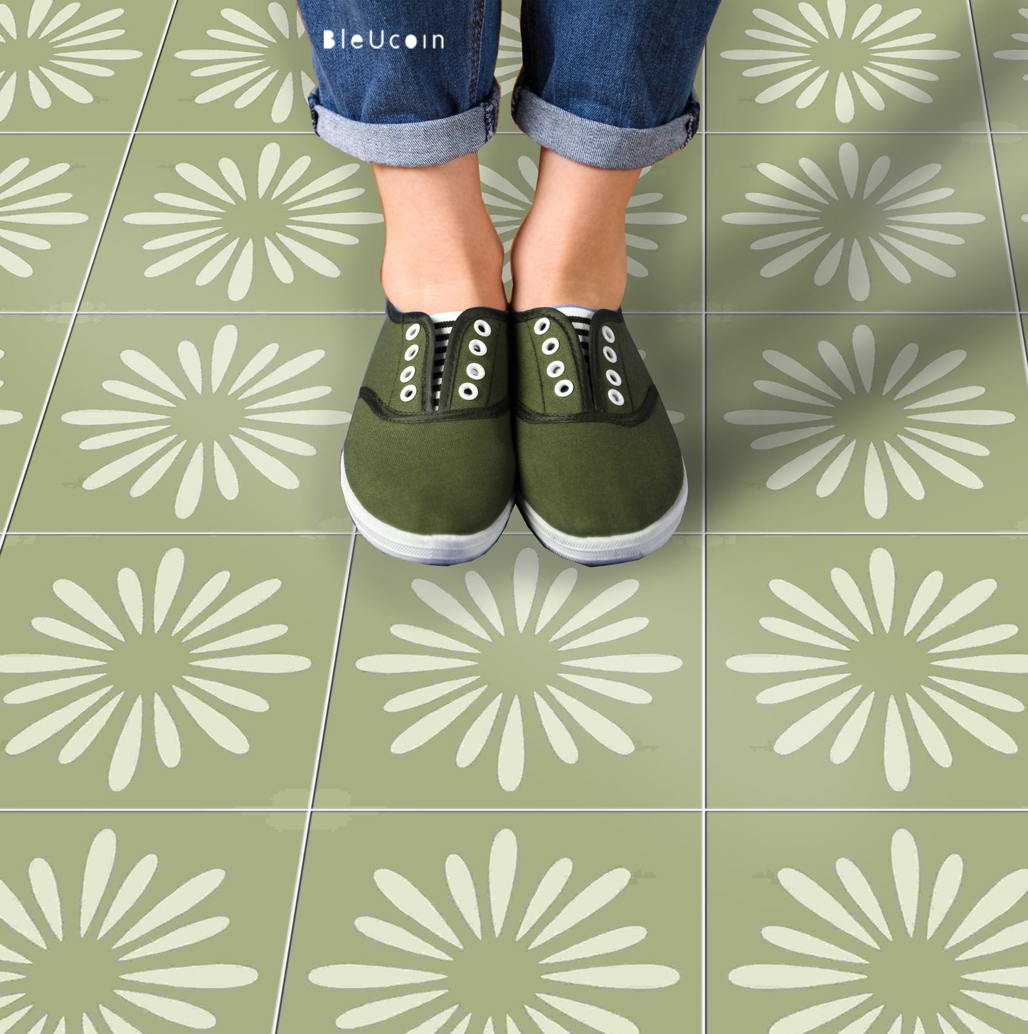 Pithora Olivine Peel & Stick Anti Slip Flooring