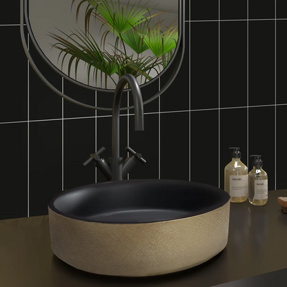 Lyon Black Kitkat  Peel & Stick Tile