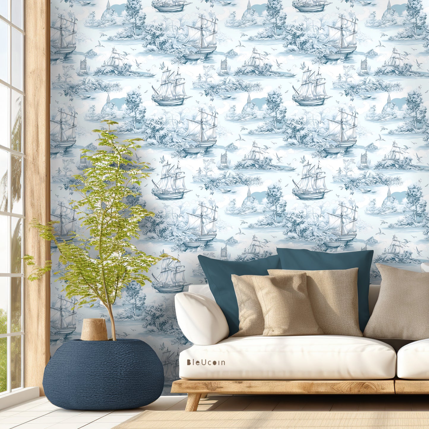 French Toiles Peel & Stick Wallpaper