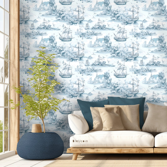 French Toiles Peel & Stick Wallpaper