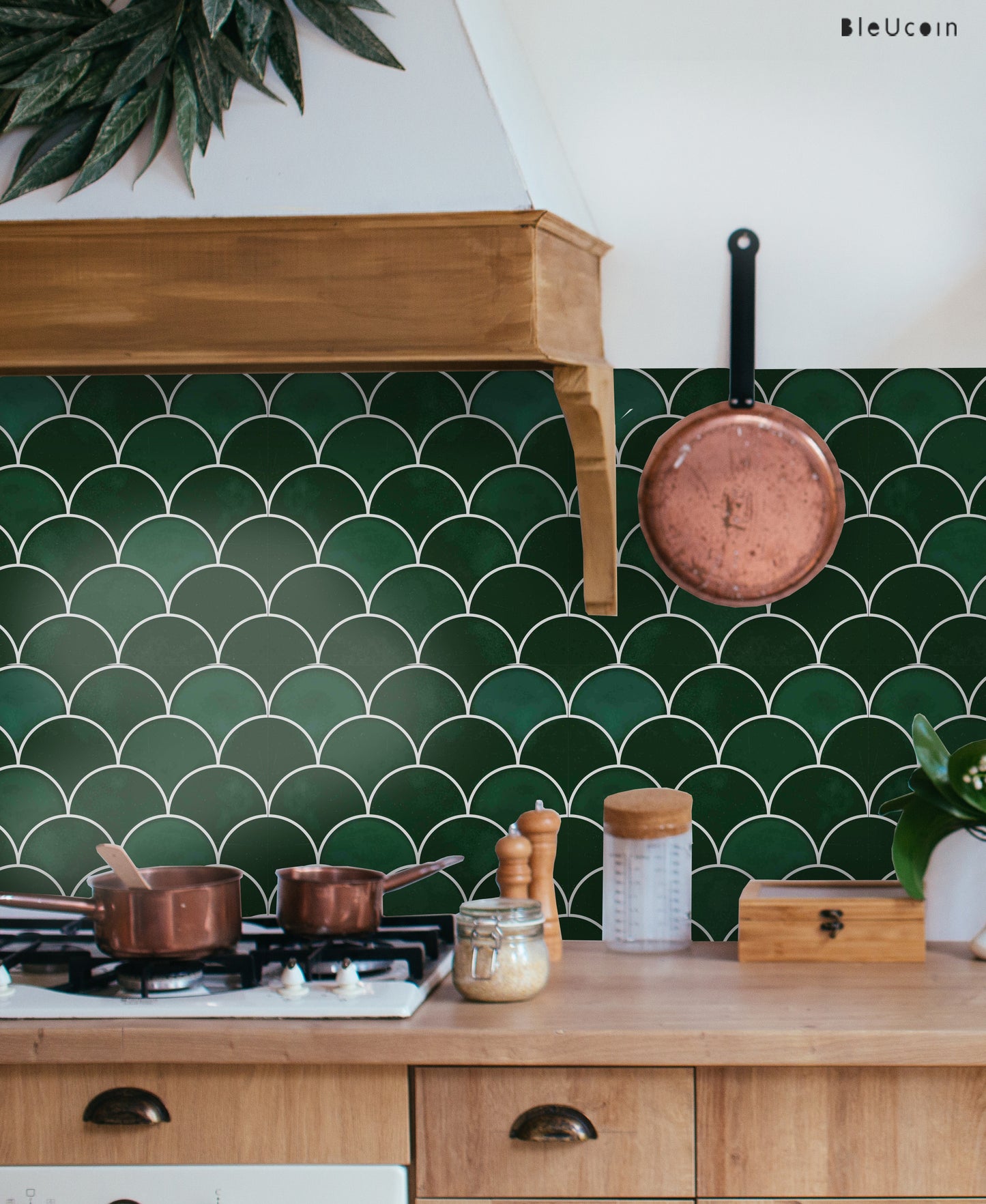 Scallop Jade Peel & Stick Tile