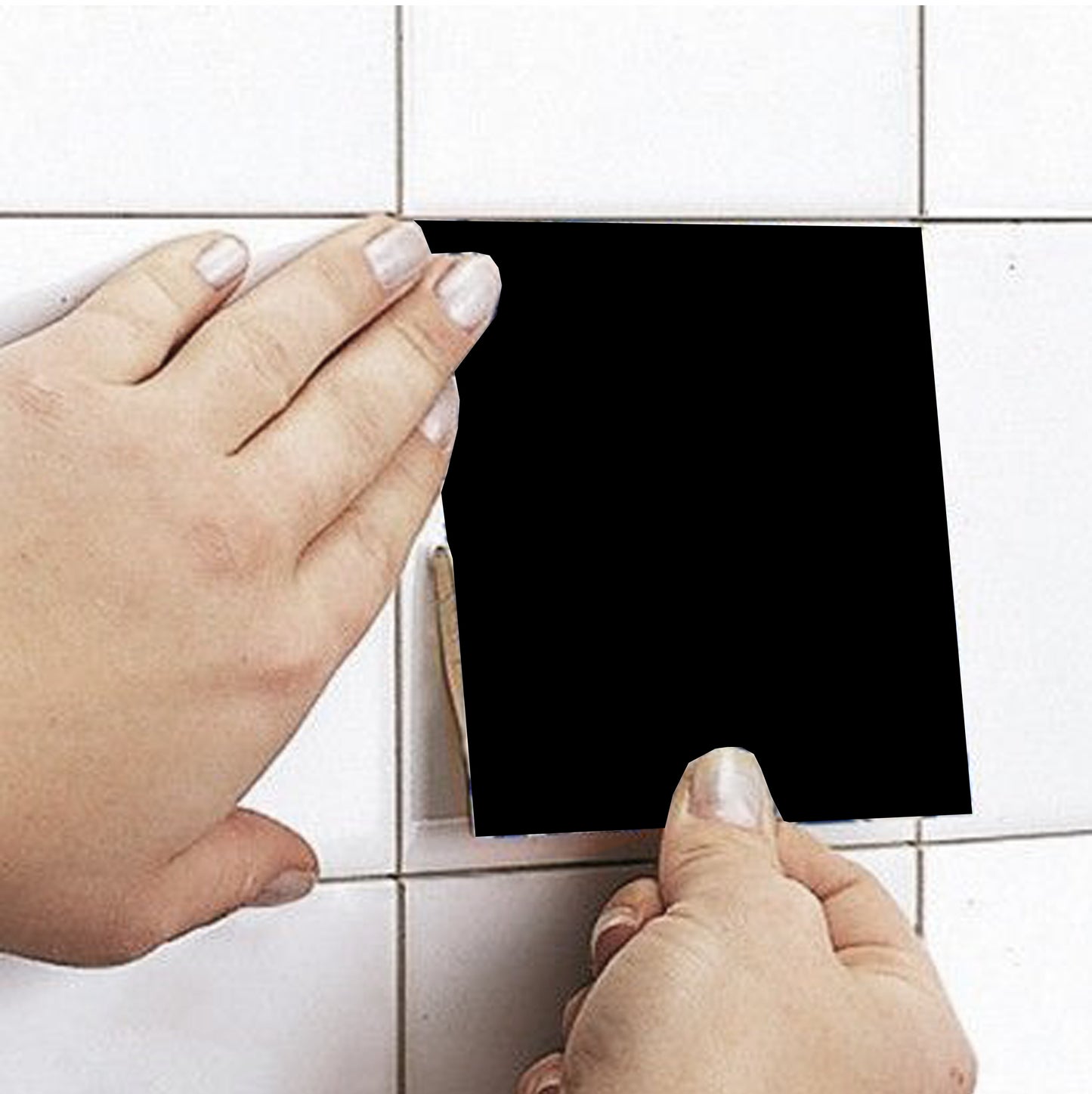 Black Peel & Stick Tile