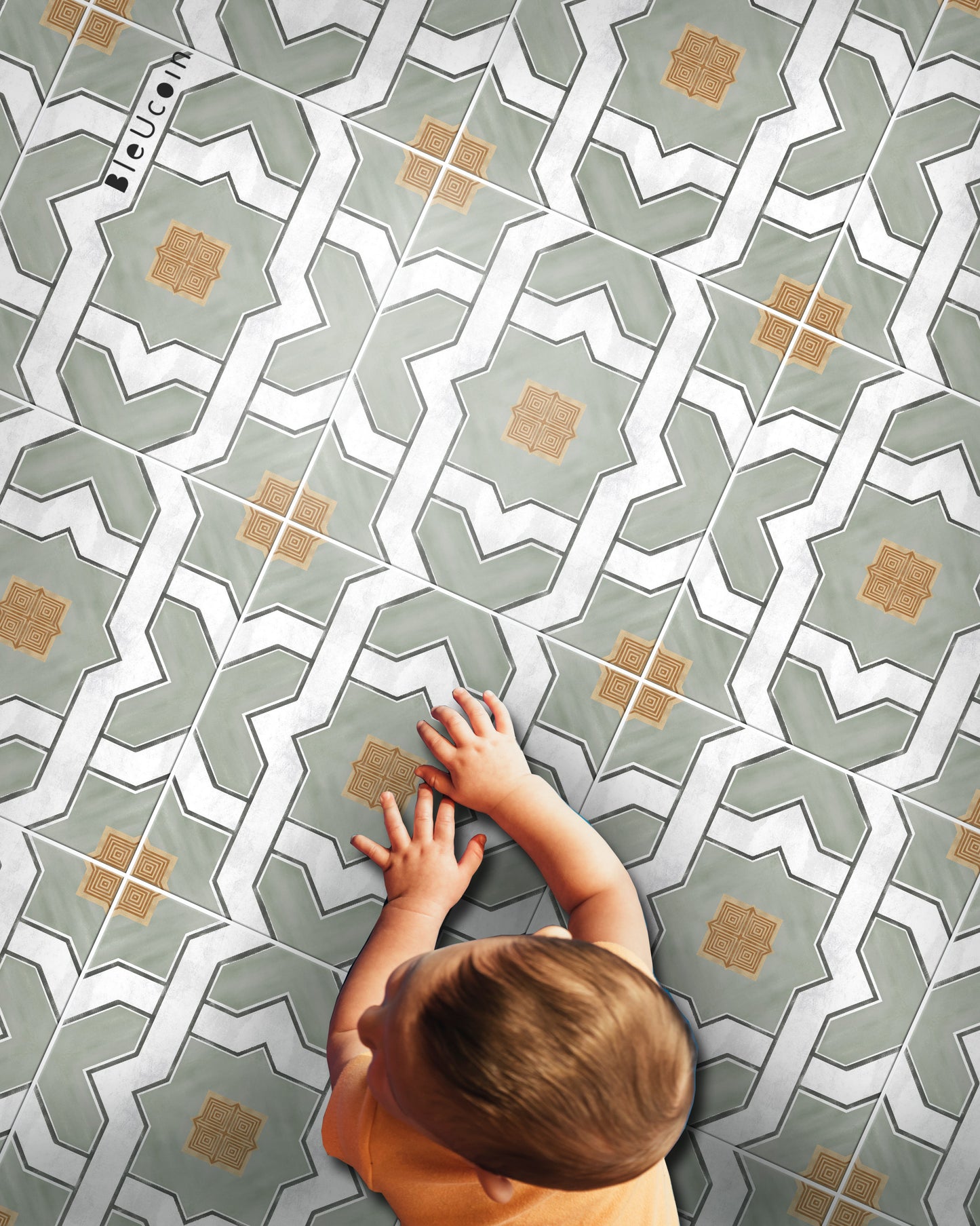 Casa Olive Peel & Stick Anti Slip Flooring