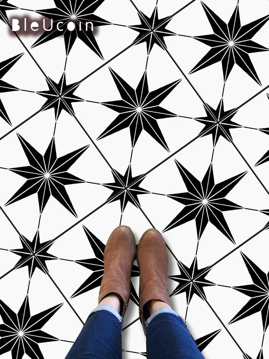 Positano Black Peel & Stick Anti Slip Flooring