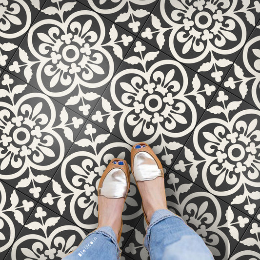 Encaustic Peel & Stick Anti Slip Flooring