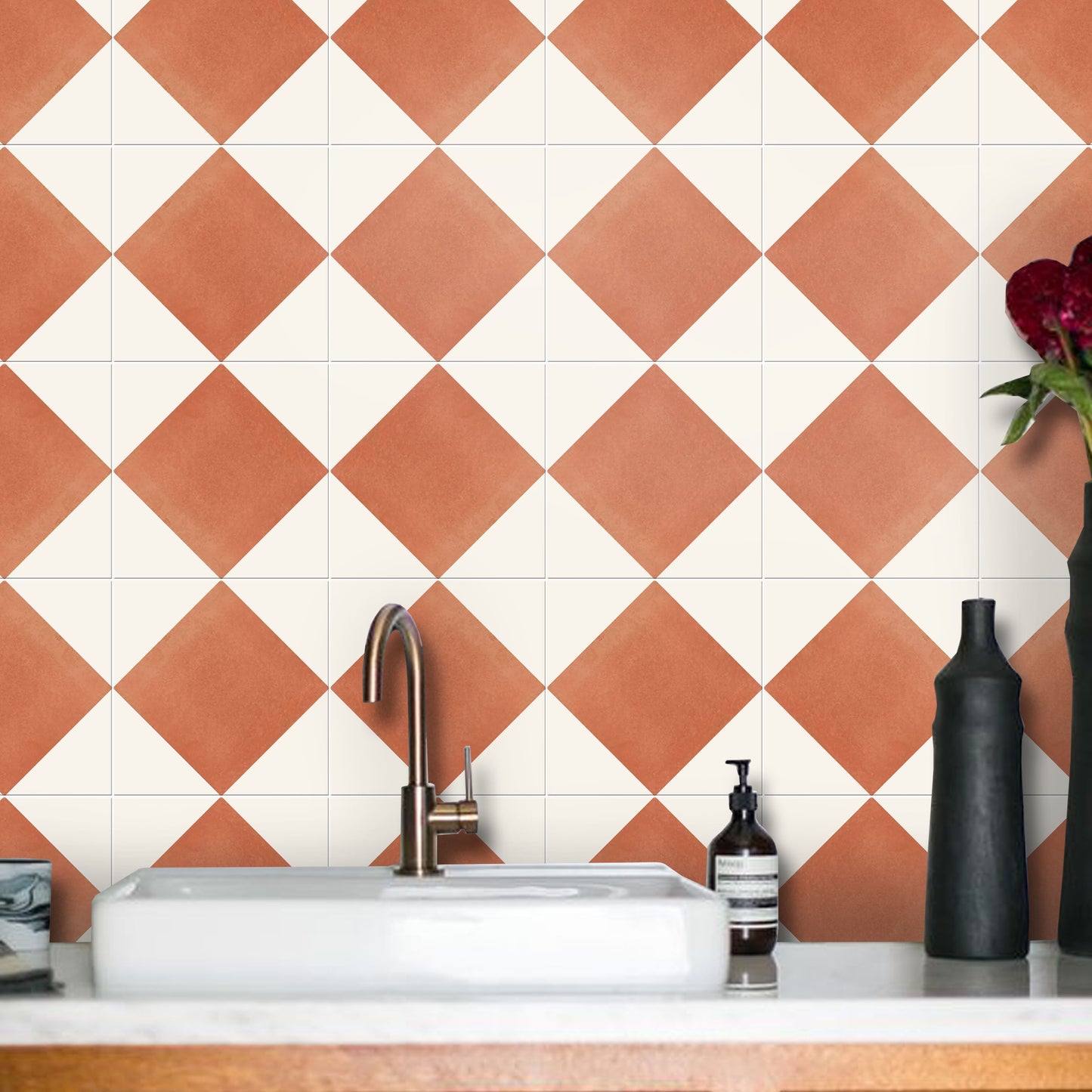 Diamond  Ginger Peel & Stick Tile