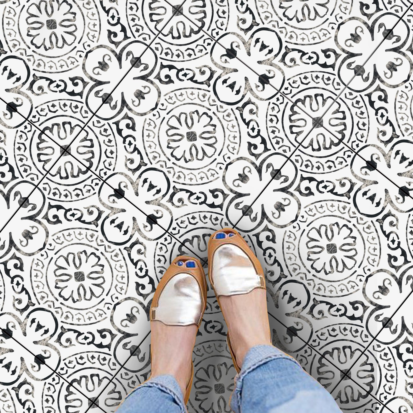 Amalfi Peel & Stick Anti Slip Flooring