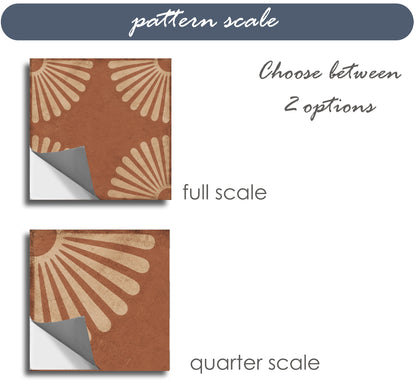 Kawasaki Sunburst  Peel & Stick Tile