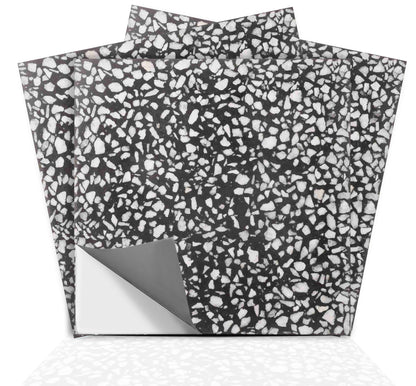 Terrazzo Black Peel & Stick Tile