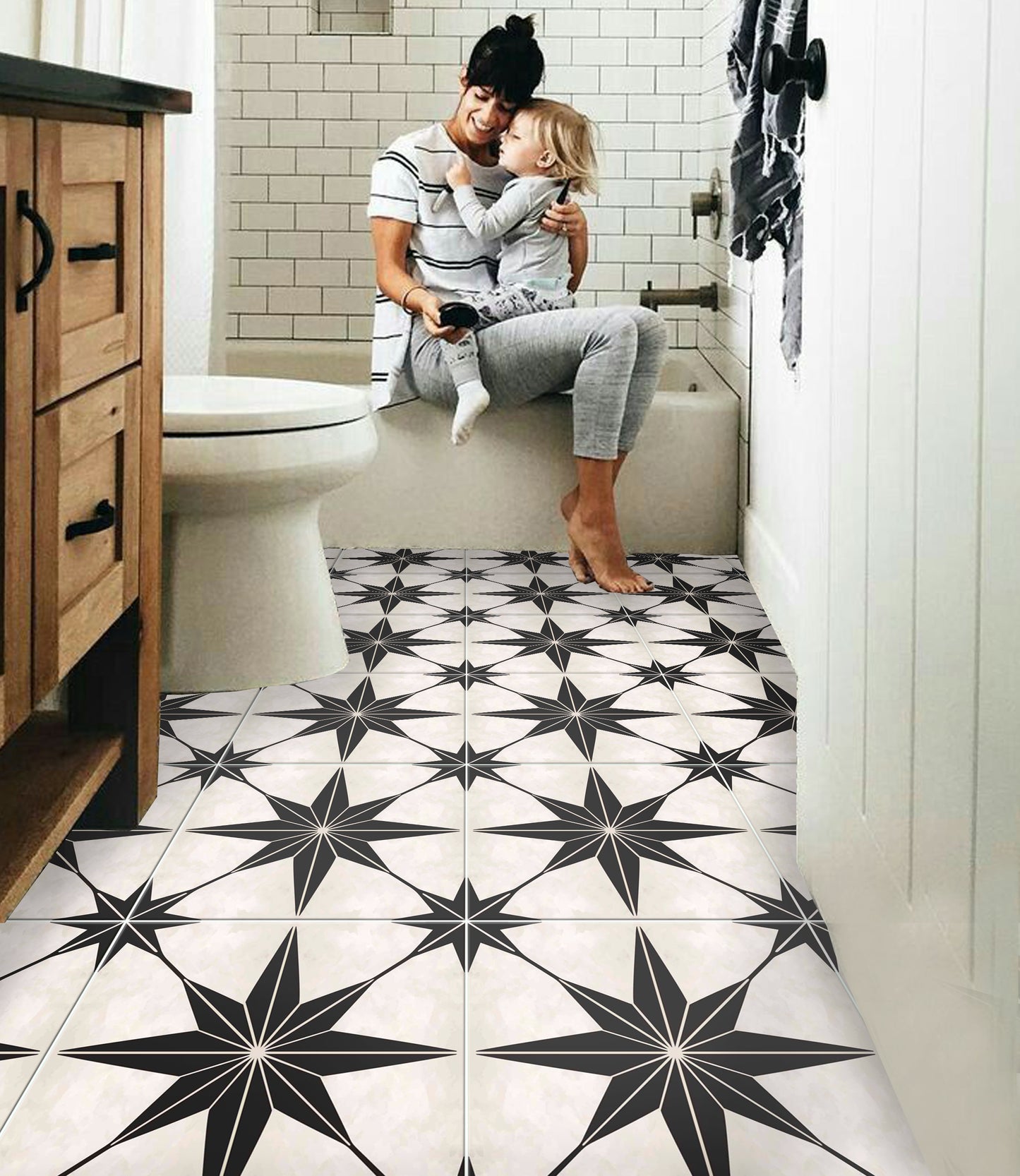 Positano Peel & Stick Anti Slip Flooring