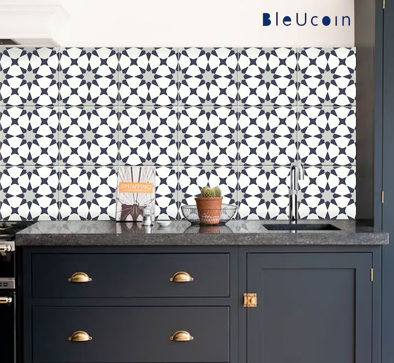 Pacific Blue Peel & Stick Tile