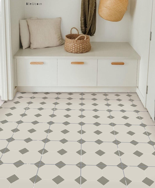 Warsaw Taupe Peel & Stick Anti Slip Flooring