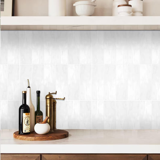 Weathered white Subway  Peel & Stick Tile