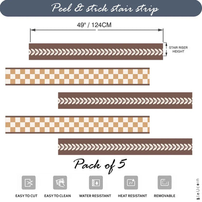 Kumbalgar Peel & Stick Stair Strip