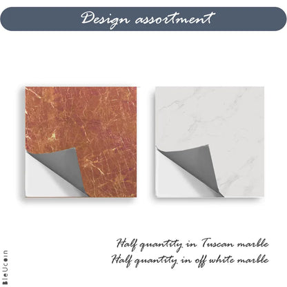 Tuscany Marble Checker Anti Slip Flooring