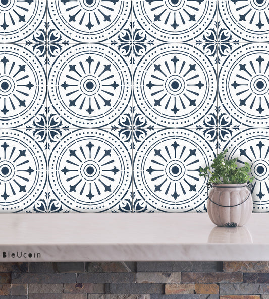 Naples Navy Peel & Stick Tile