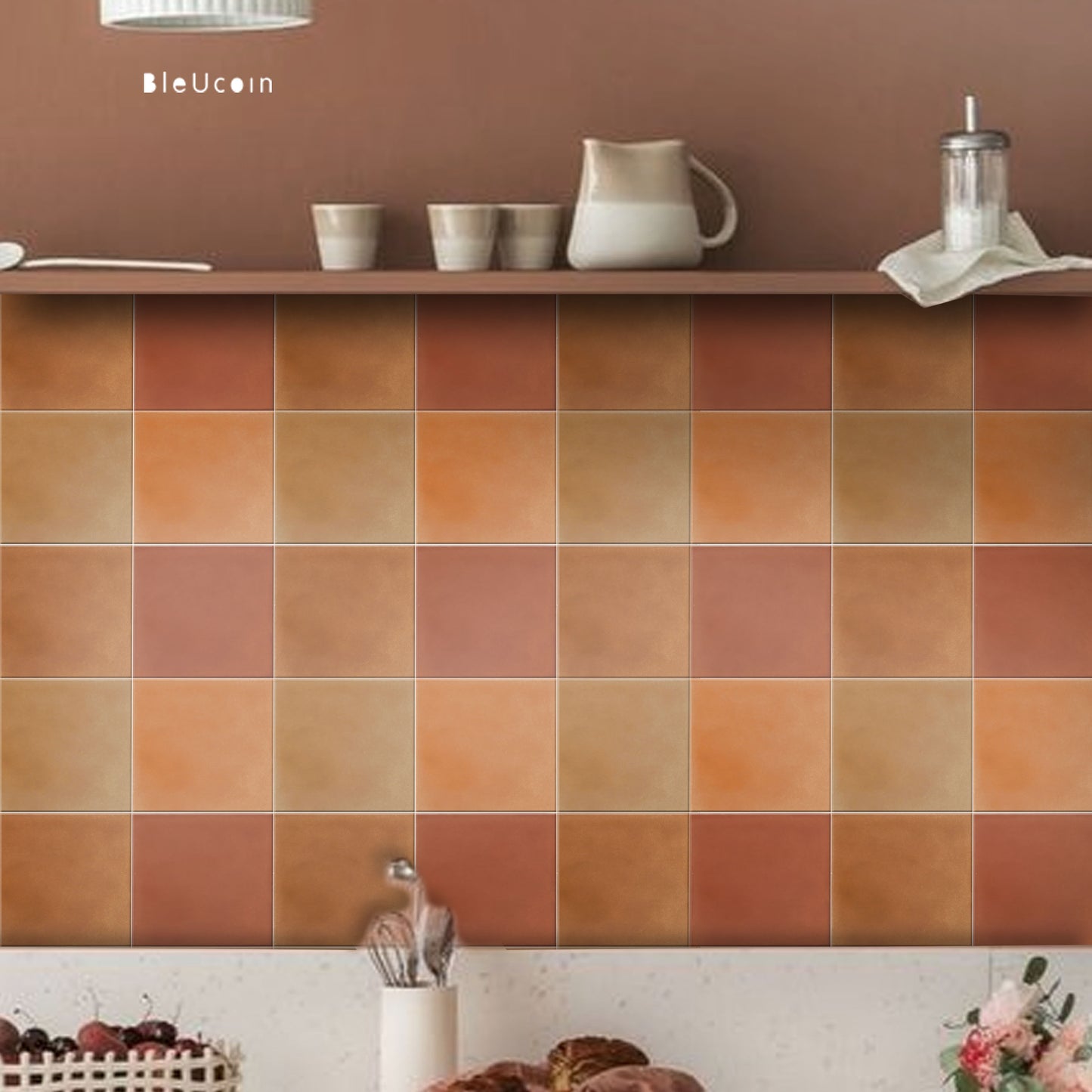 Baked Terracotta Peel & Stick Tile
