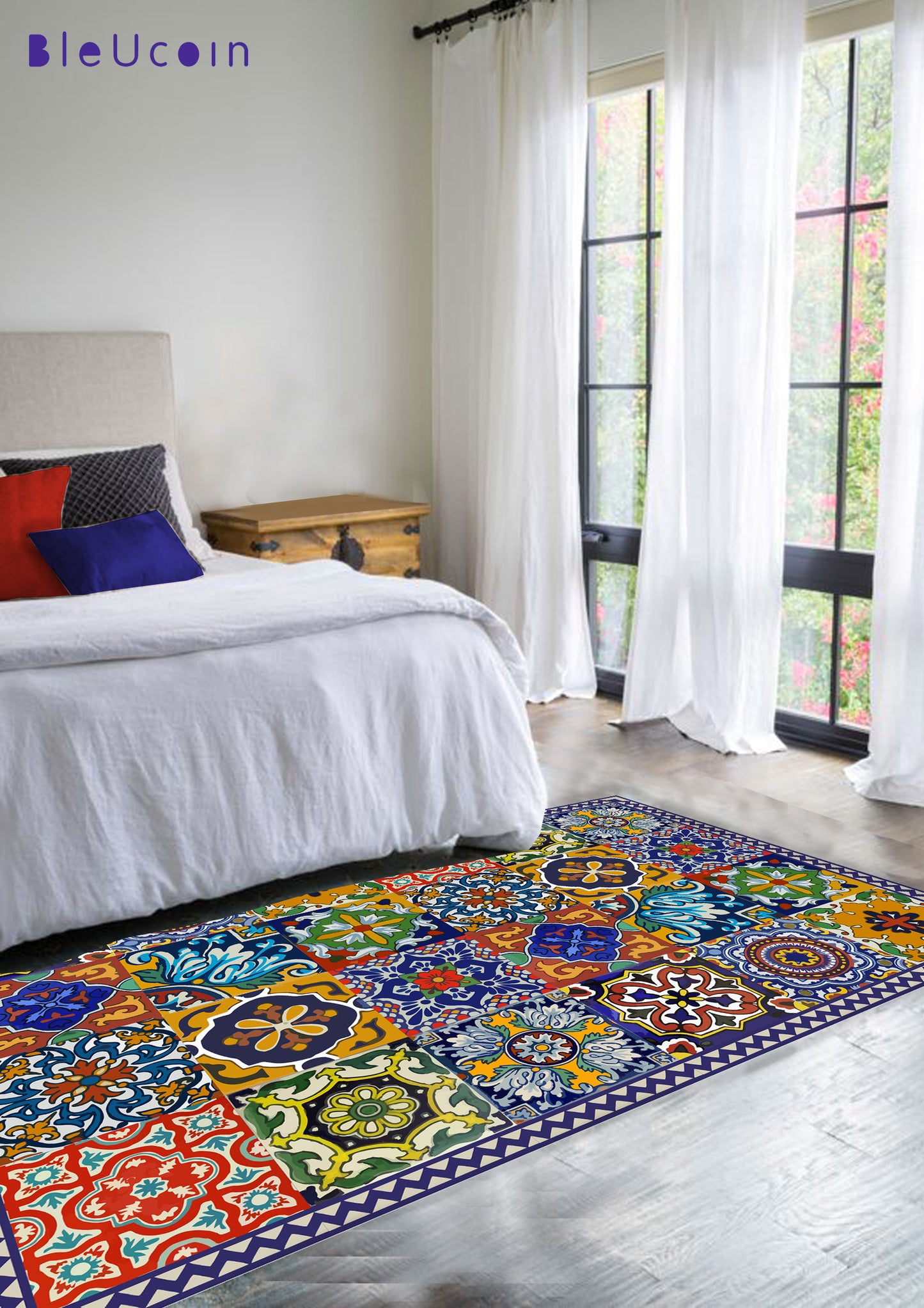 Mexican Peel & Stick Vinyl Floor Mat