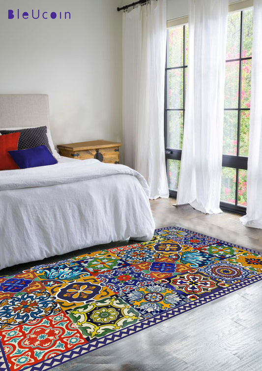 Mexican Peel & Stick Vinyl Floor Mat