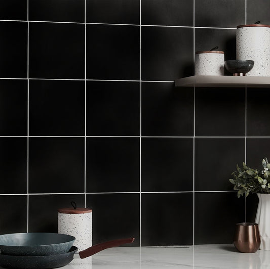 Black Peel & Stick Tile