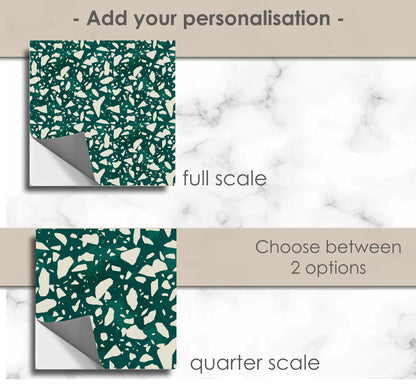 Terrazzo fern Peel & Stick Tile