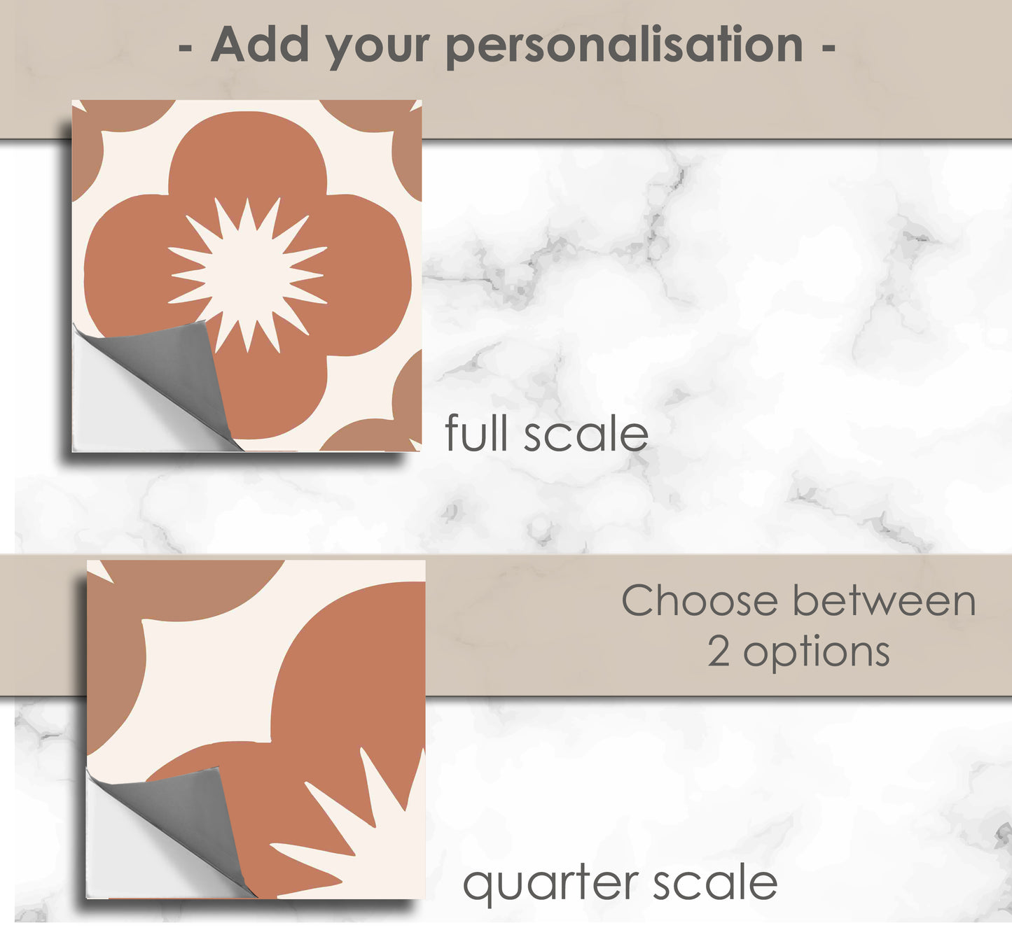 Sakura Terracotta Peel & Stick Tile