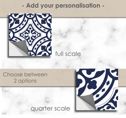 Loures Blue Peel & Stick Tile