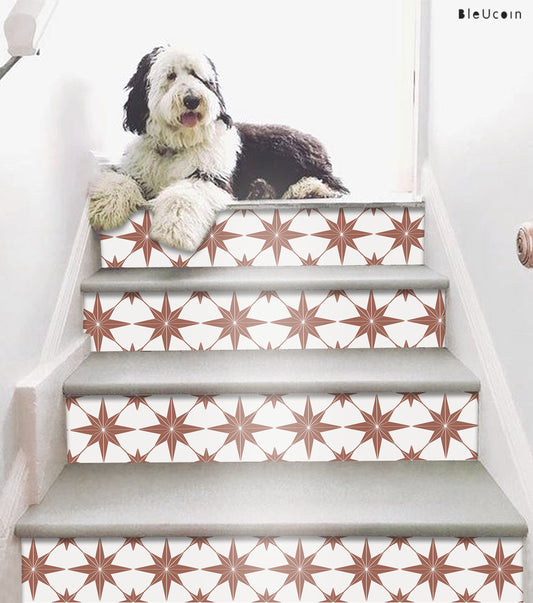 Positano Rust Peel & Stick Stair Strip