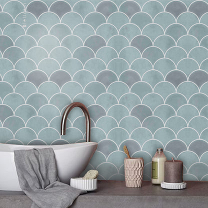 Scallop Ice Peel & Stick Tile
