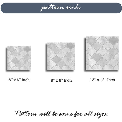 Scallop Haze Peel & Stick Tile