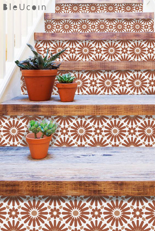 PlayaBlanca Terracotta Peel & Stick Stair Strip