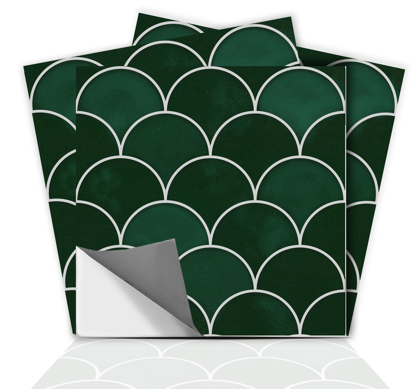 Scallop Jade Peel & Stick Tile
