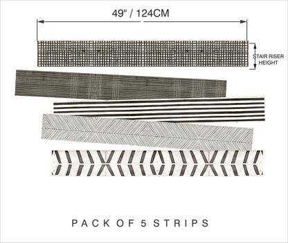 Hanover Grey Peel & Stick Stair Strip