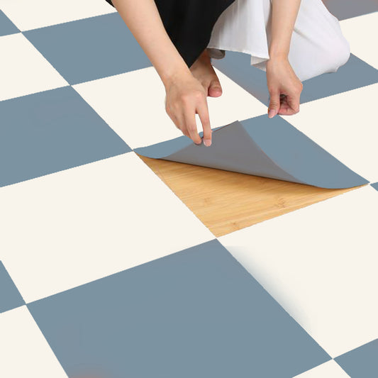 Ocean & off-White Checker Anti Slip Flooring