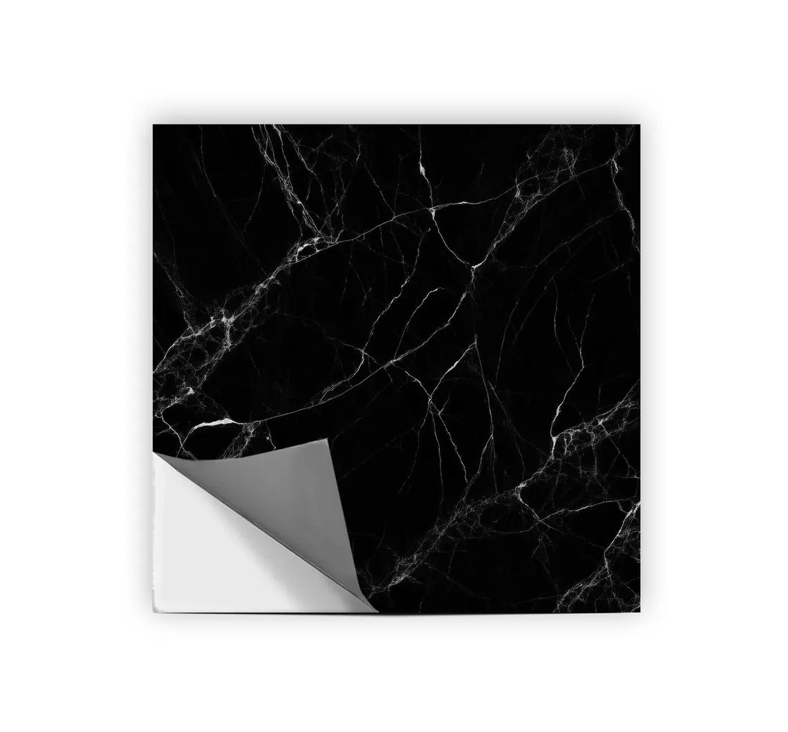 Marble Black Peel & Stick Tile