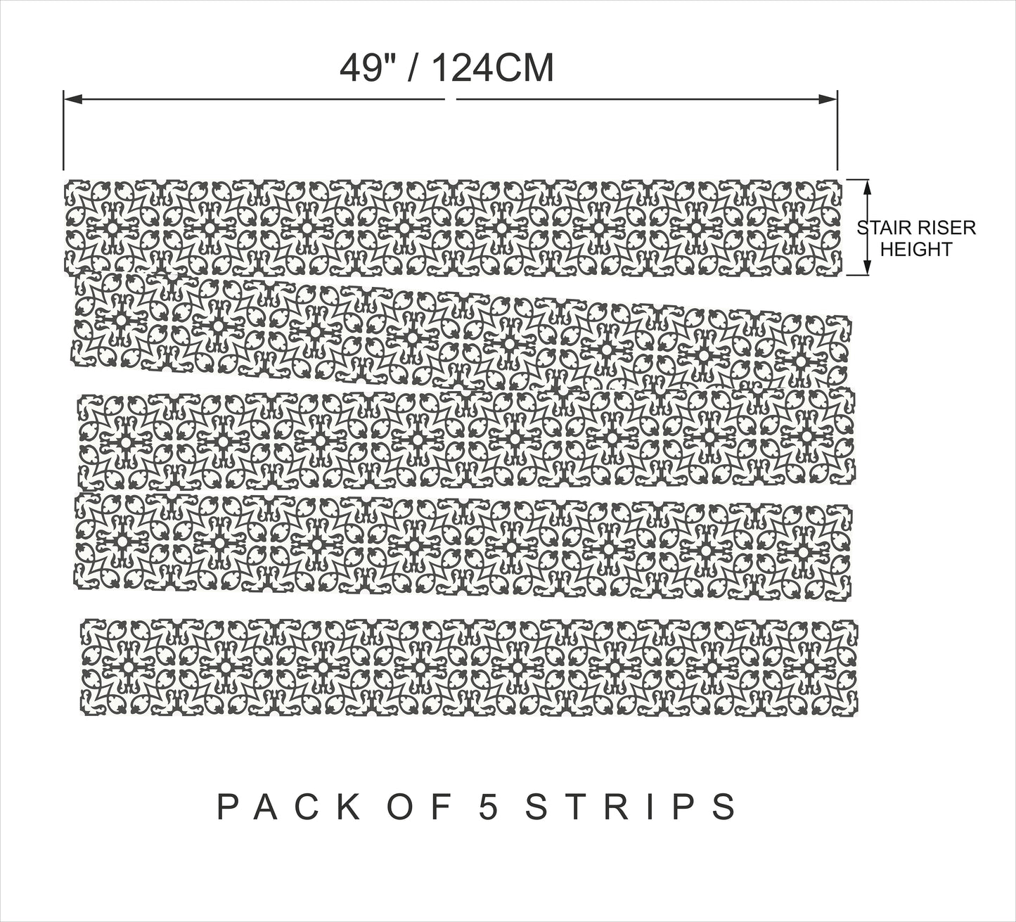 Prague Peel & Stick Stair Strip