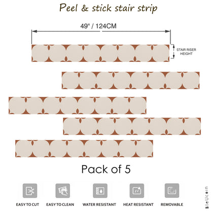 Marsala  Peel & Stick Stair Strip